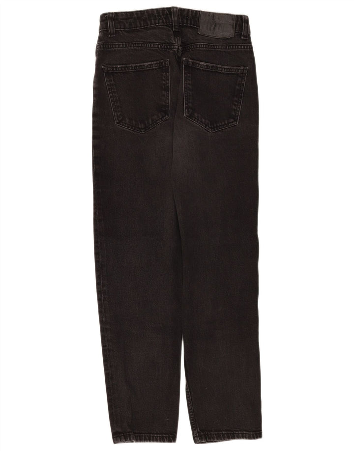 Zara Dame Straight Jeans EU 36 XS W26 L26 Sort