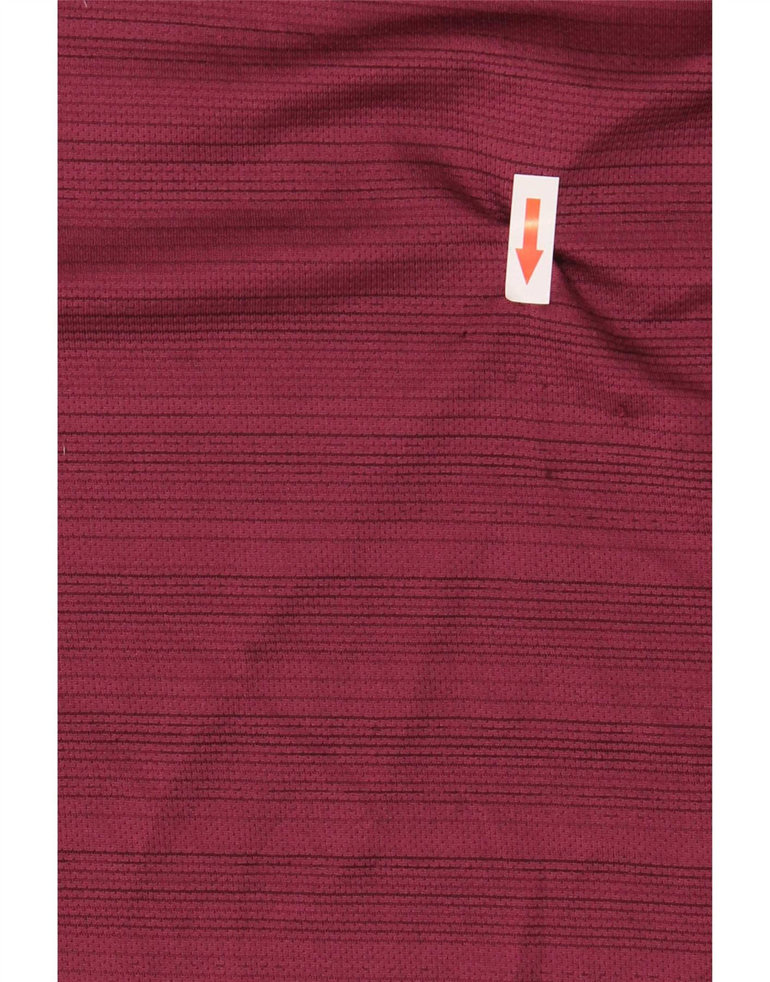 Nike Herre Dri Fit T-shirt Top Stor Bourgogne stribet polyester