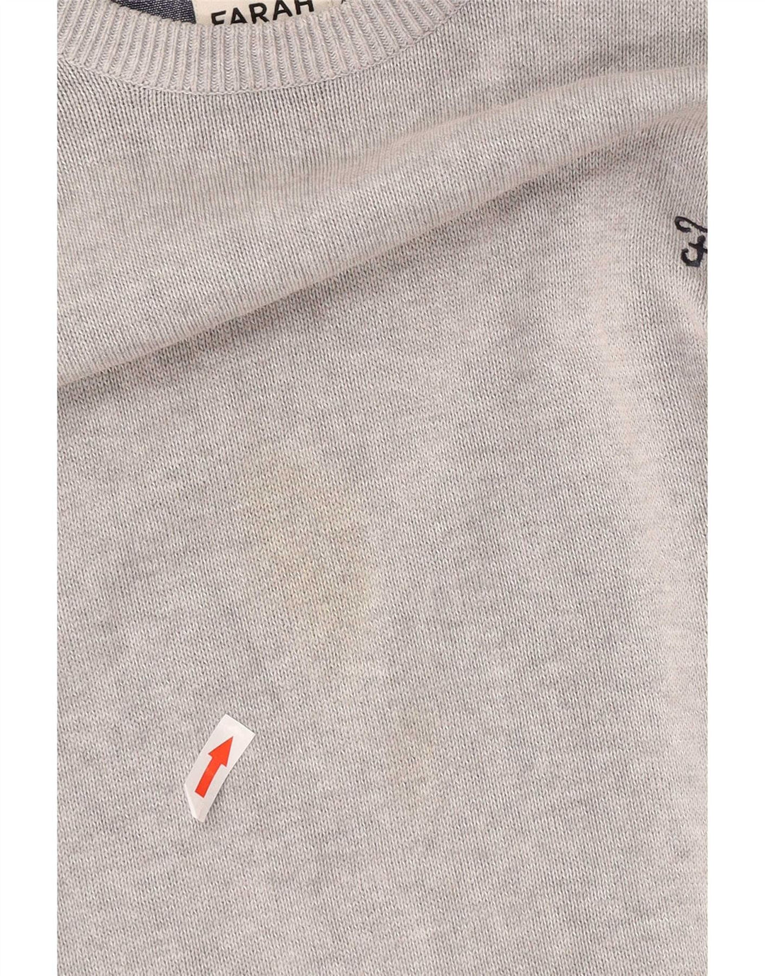 Farah Herre Boat Neck Jumper Sweater 2XL Grå Bomuld