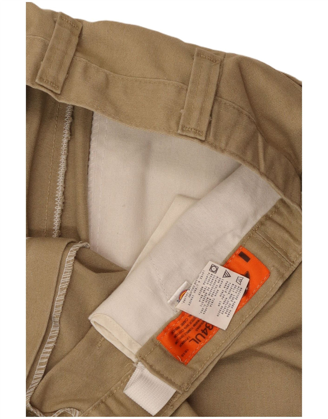 Dickies Herre Straight Cargo Bukser W34 L26 Beige Polyester