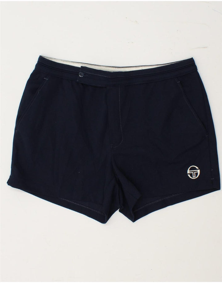 SERGIO TACCHINI chinoshorts til kvinder W32 Stor marineblå polyester