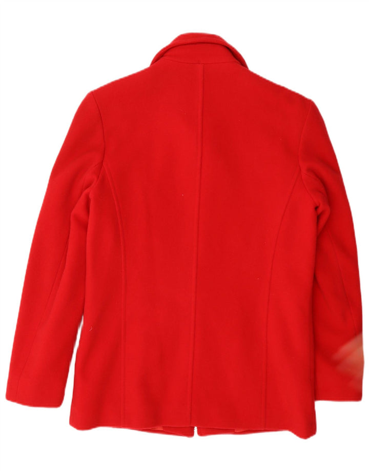 Kesta London Dame Blazer Jakke UK 10 Lille Rød Uld