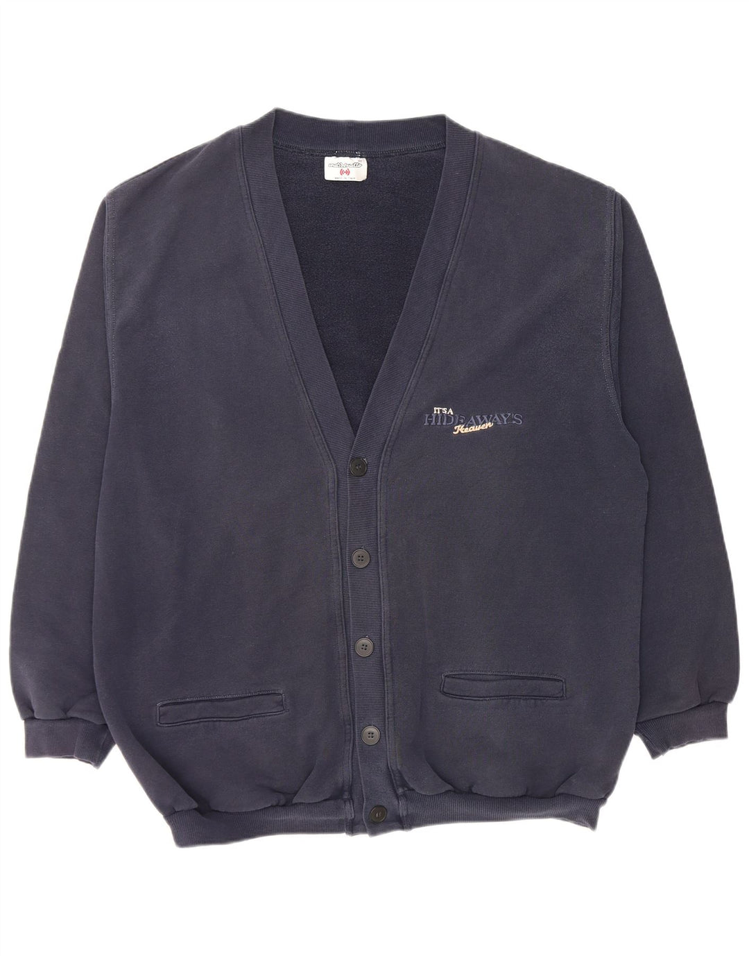 Mazzonetto herre cardigan sweater XL marineblå