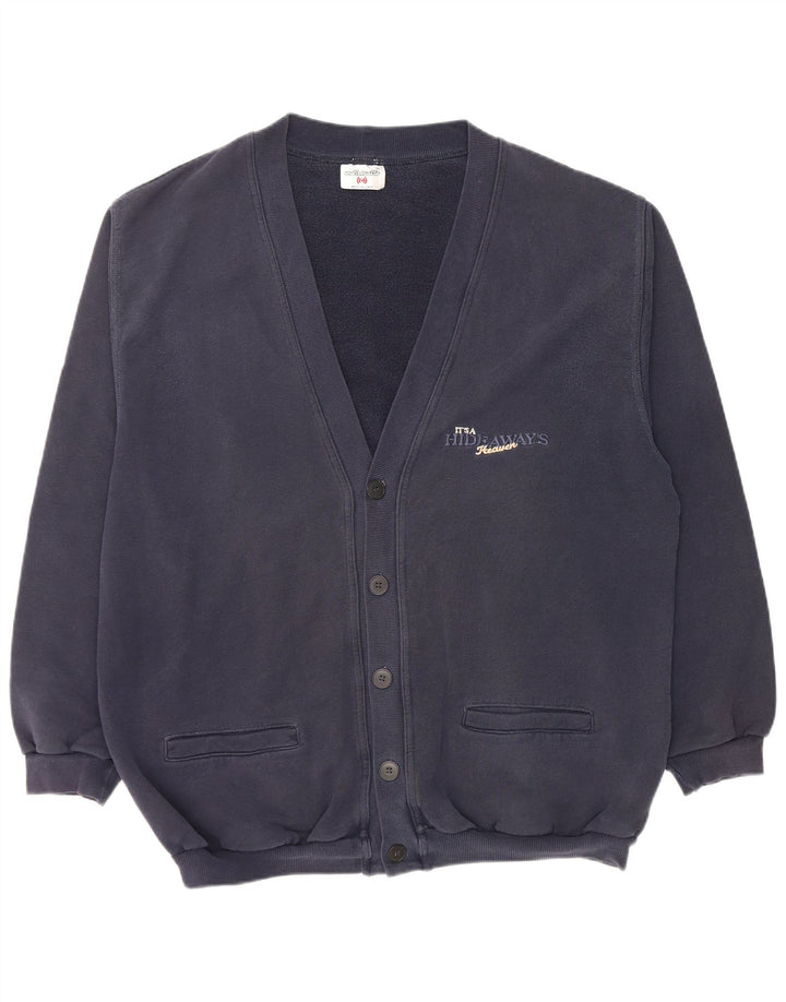 Mazzonetto herre cardigan sweater XL marineblå
