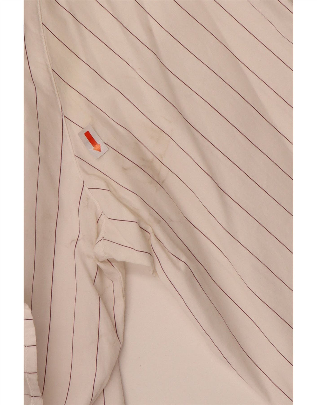 Benetton Dameskjorte UK 16 Stor Hvidstribet