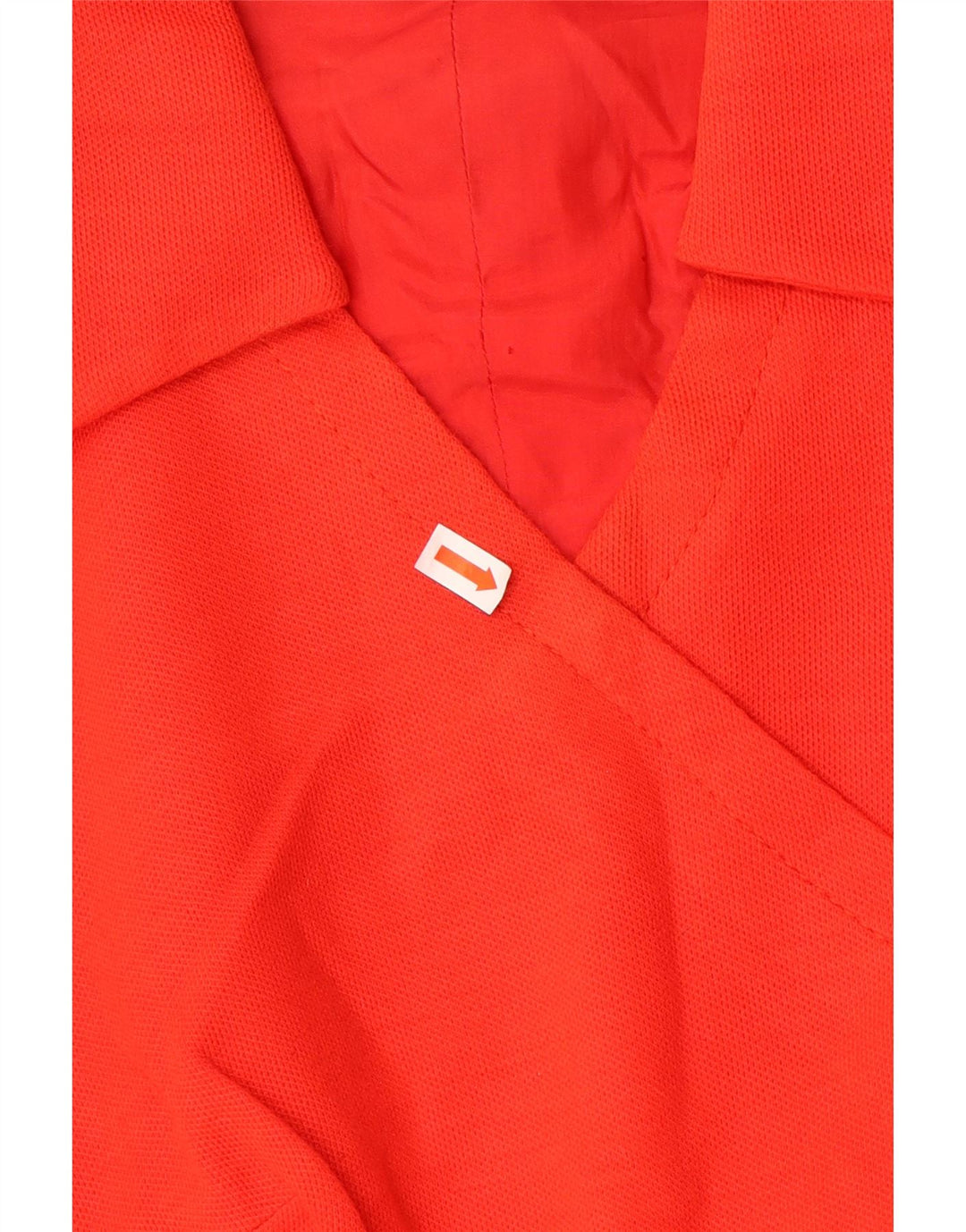 Vintage dame 3/4-ærmet A-line kjole UK 12 Medium Rød