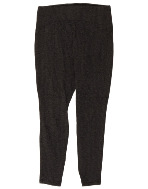 Marks & Spencer Womens Leggings UK 14 Large Black Herringbone Viscose