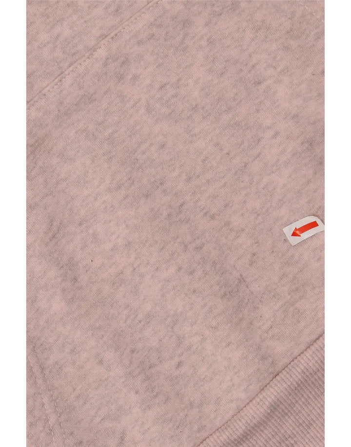 KAPPA Oversized grafisk hættetrøjetrøje til kvinder UK 10 Small Pink Colourblock