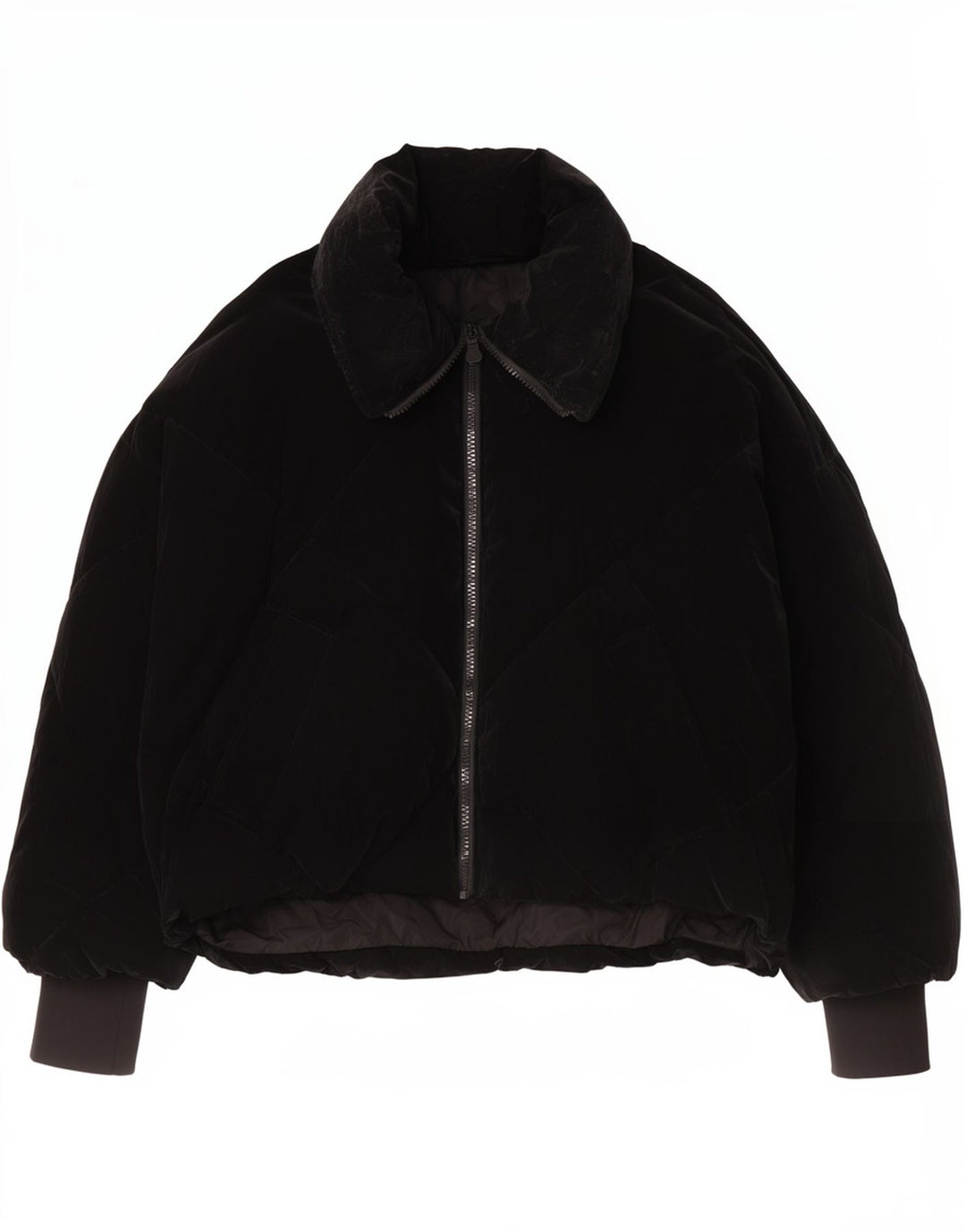 Zara Dame Oversized Polstret Jakke UK 10 Small Black Polyurethane