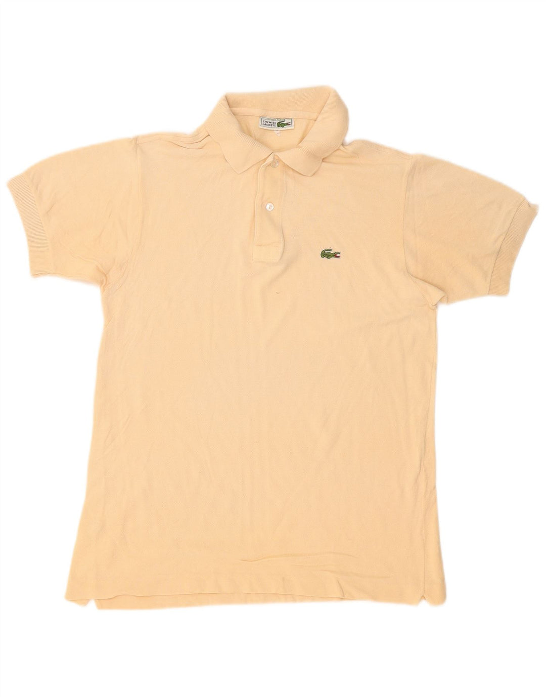 Lacoste Polo skjorte til mænd størrelse 4 Medium Beige Bomuld