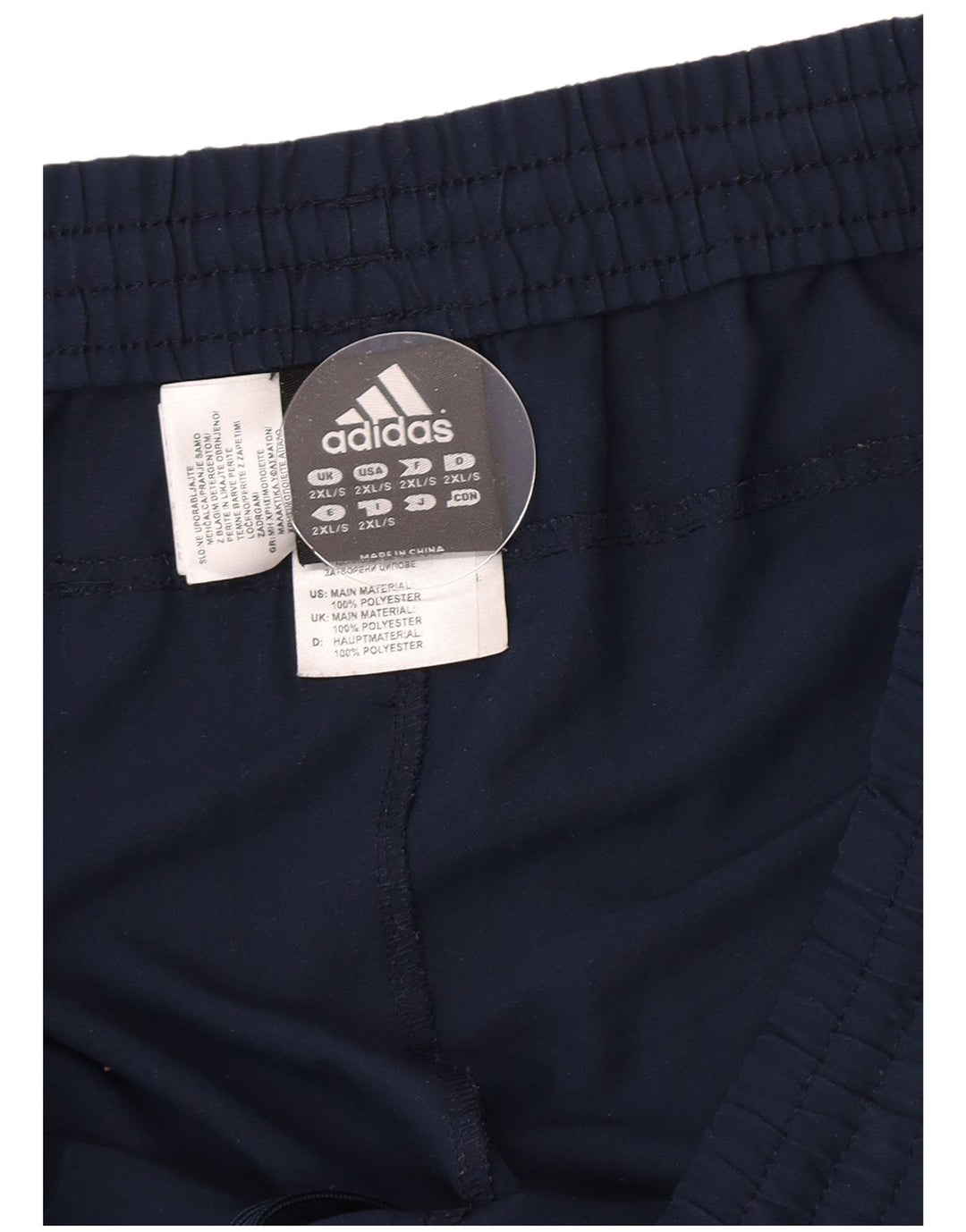 Adidas Herre Climalite træningsdragt bukser 2XL marineblå polyester