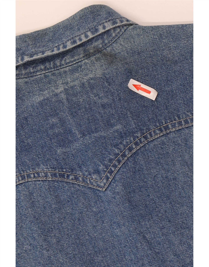 Levi's denimskjorte til mænd, lille blå
