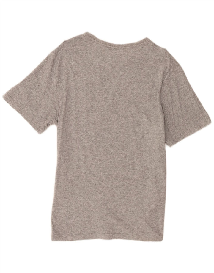 Champion Herre grafisk T-shirt Top Stor grå flækket bomuld