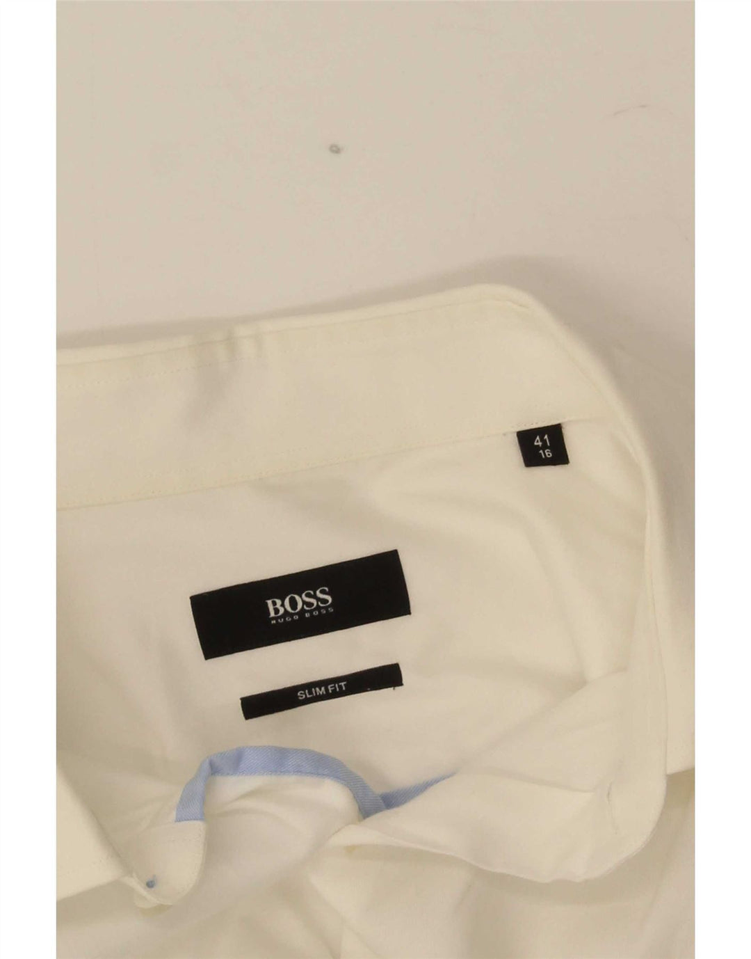 Hugo Boss Herre Slim Fit skjorte str. 16 Large White