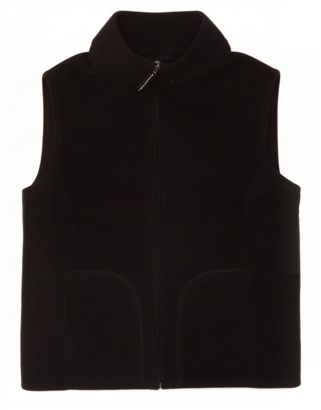 Marks & Spencer Dame Fleece Gilet UK 16 Large Black Polyester