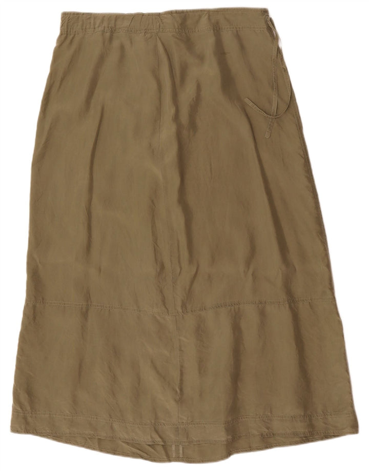 Vintage Midi-nederdel til kvinder W34 Large Khaki