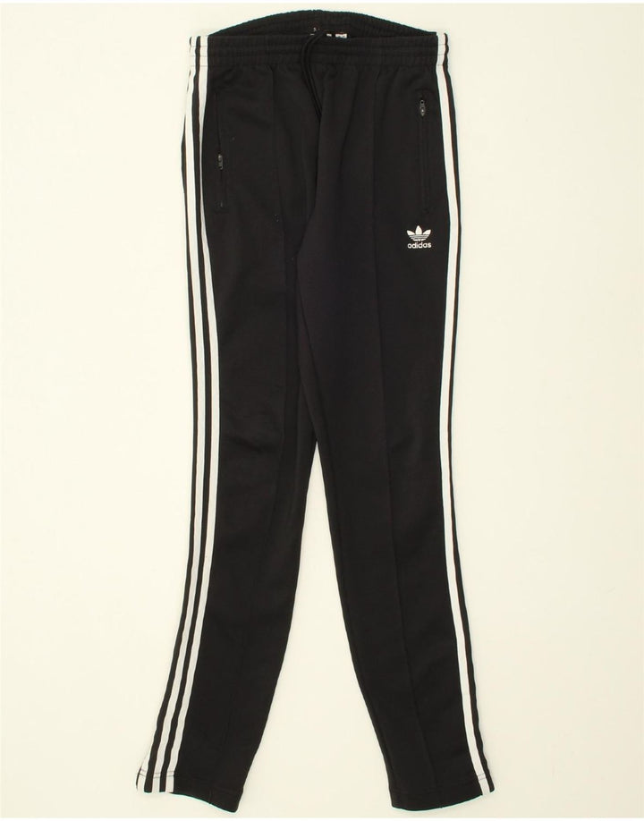 ADIDAS Womens Tracksuit Trousers UK 10 Small Black Polyester Vintage Adidas and Second-Hand Adidas from Messina Hembry 