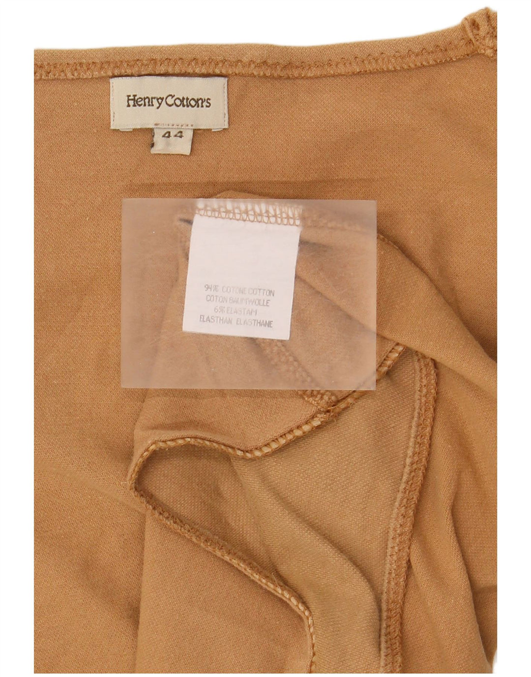 Henry Cottons Damevest Top IT 44 Medium Khaki Bomuld