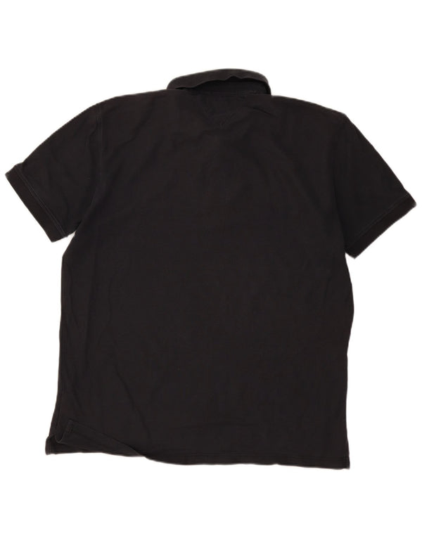 Tommy Hilfiger Herre Regular Fit Polo Shirt 2XL Navy Blue Bomuld