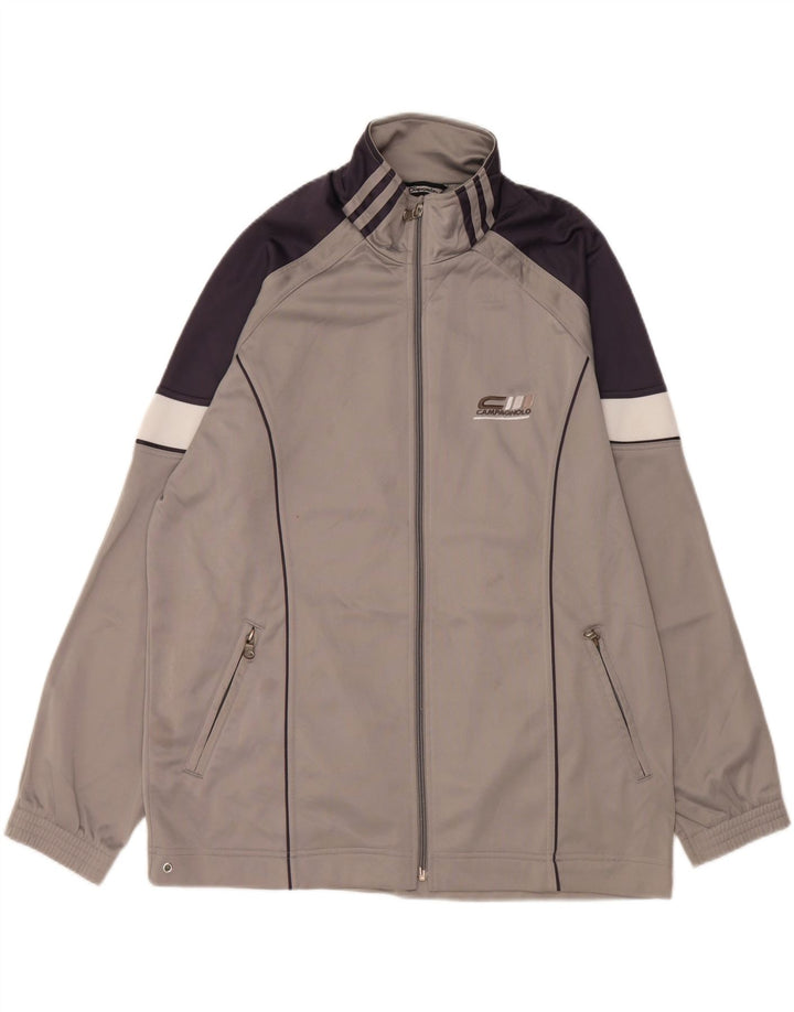 CAMPAGNOLO Træningsdragt til mænd Topjakke Medium Grå Colourblock Polyester