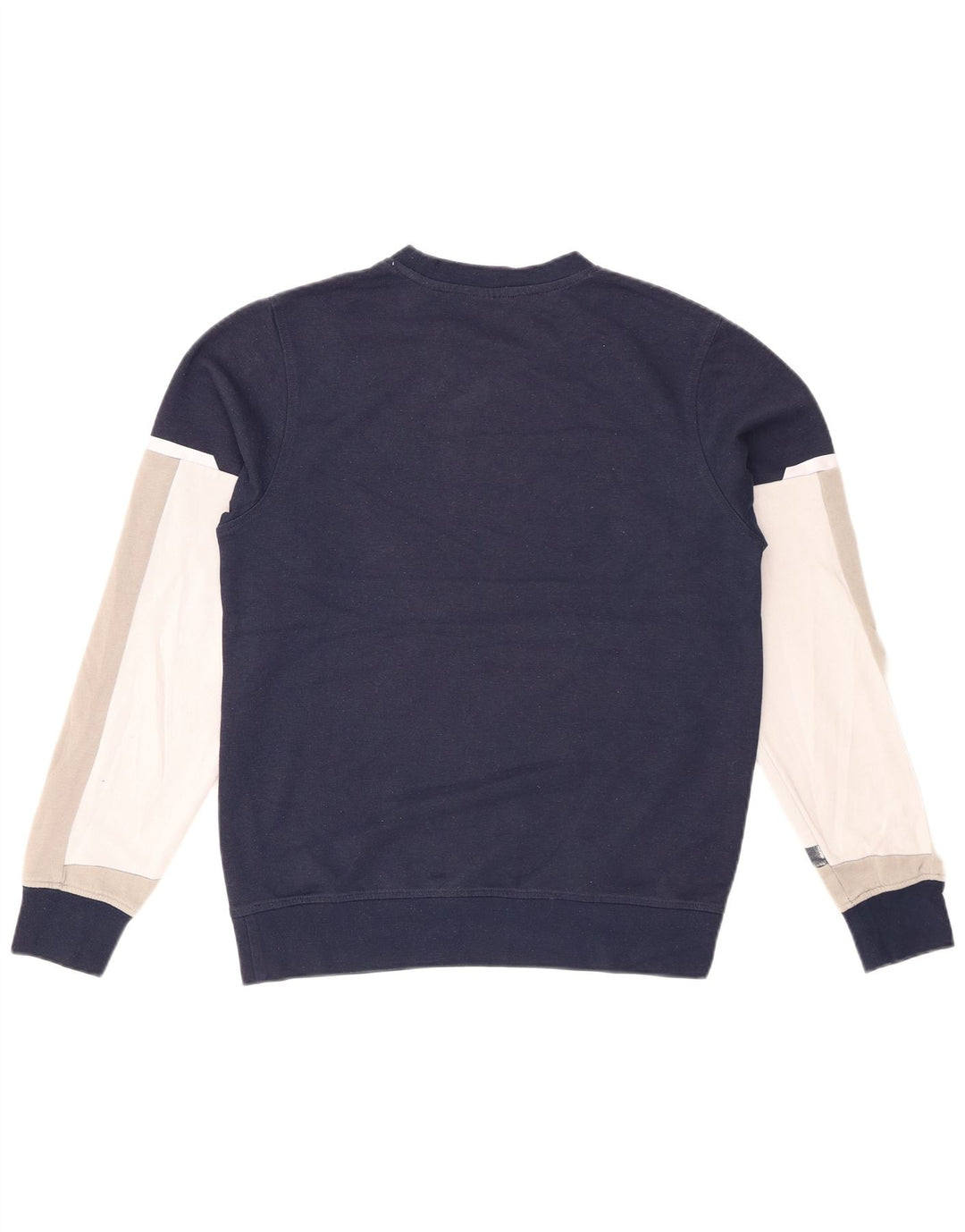 JACK & JONES Sweatshirt til mænd, lille marineblå colourblock bomuld