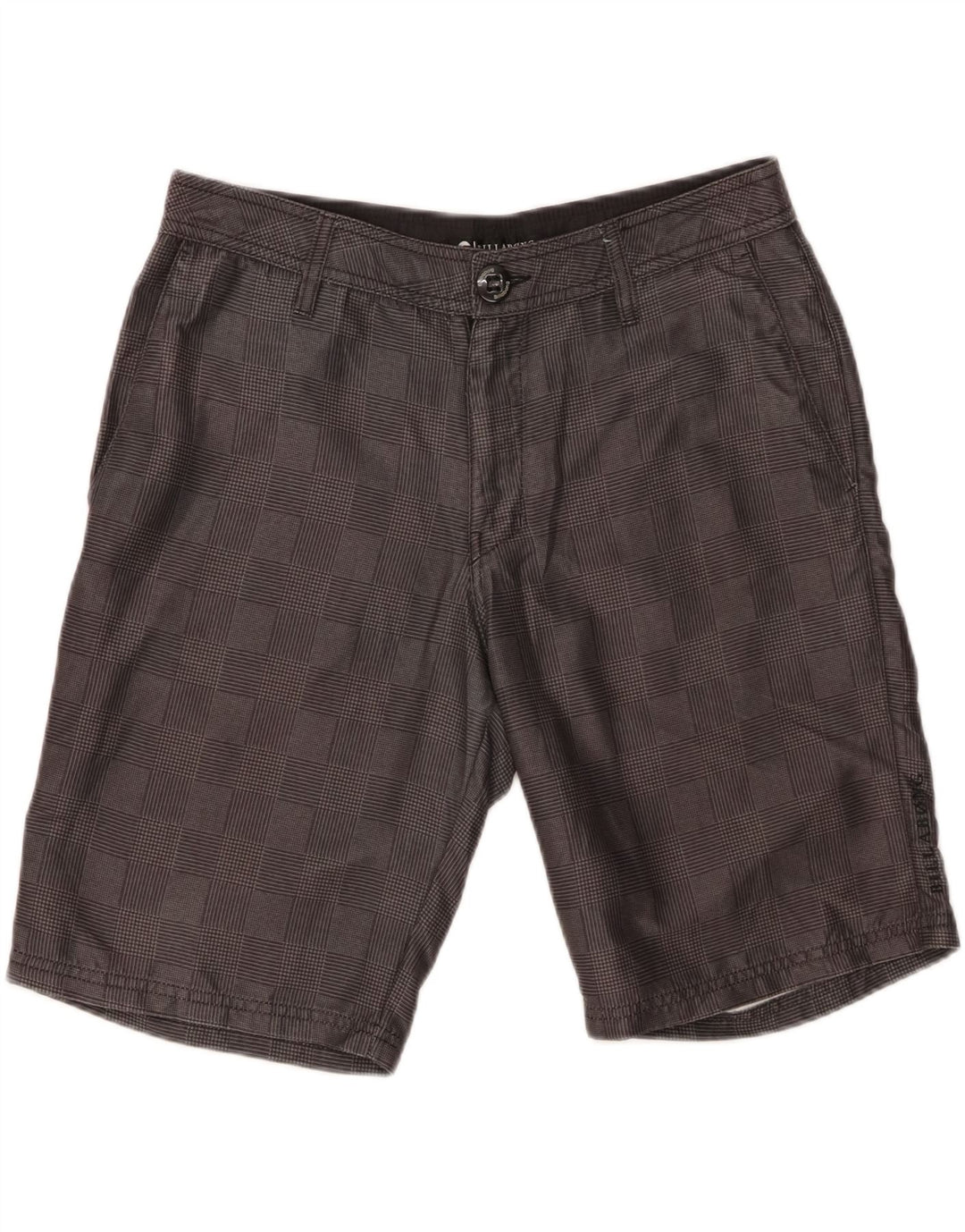 BILLABONG Chino Shorts til mænd W32 mellemgrå Houndstooth Polyester