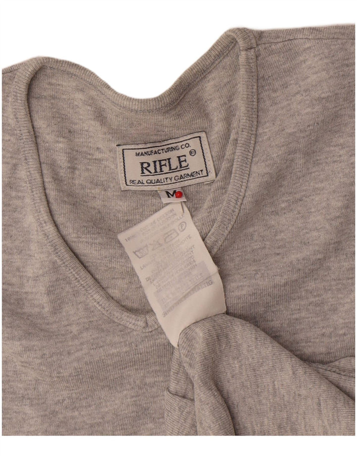 Rifle Dame Vest Top UK 14 Medium Grey Flecked Bomuld