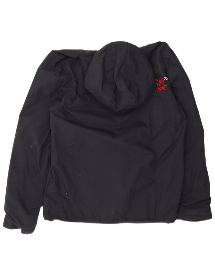 Superdry Windhiker Graphic Windbreaker Jacket UK 42 XL Marineblå