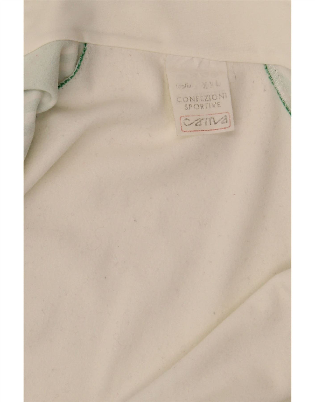 Vintage træningsdragt til mænd Top jakke 2XL Hvid Colourblock Nylon