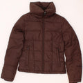 KAPPA Womens Padded Jacket UK 6 XS Brown Polyamide Vintage Kappa and Second-Hand Kappa from Messina Hembry 