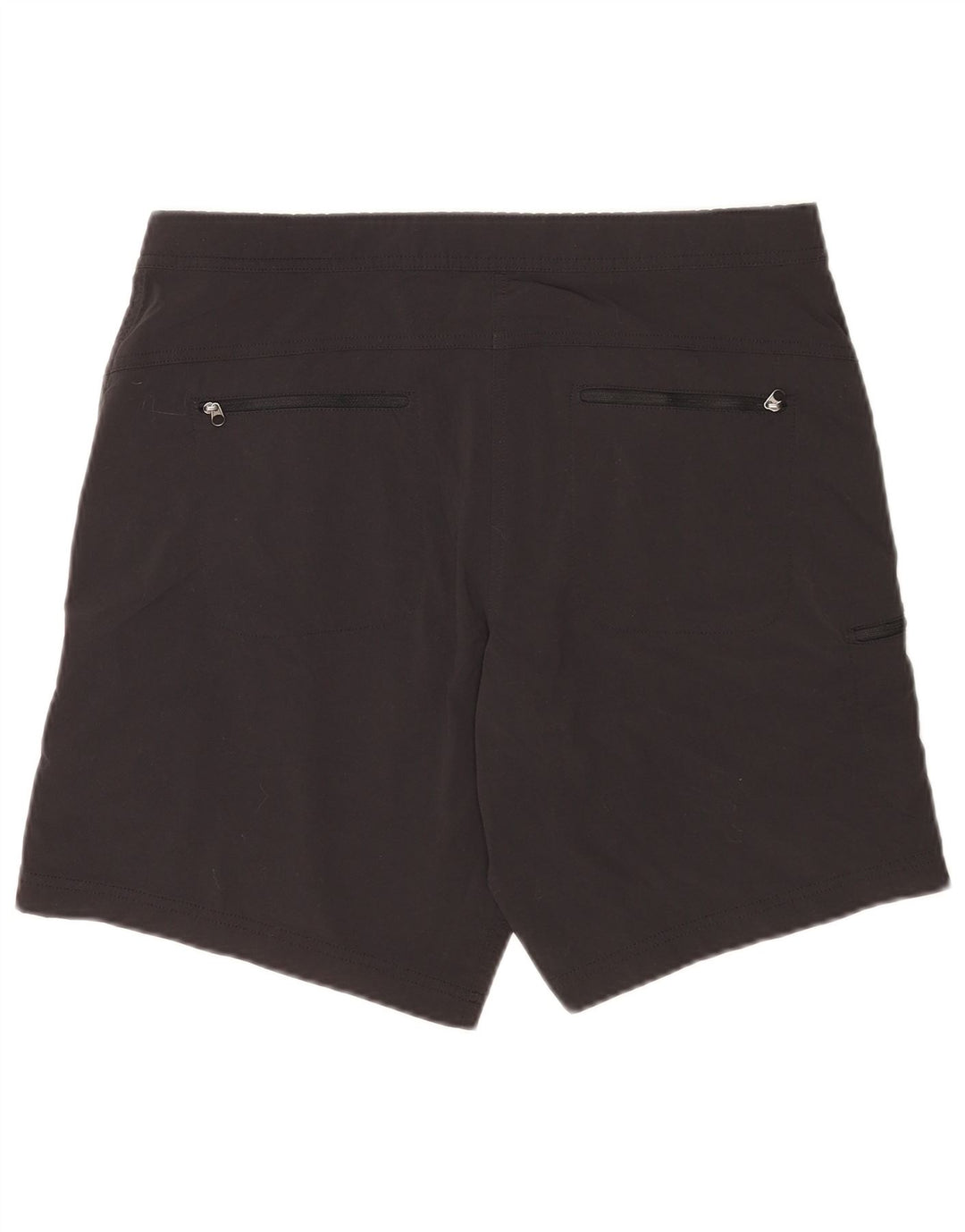 L.L.Bean Dame Cargo Shorts US 12 Large W34 Black Nylon