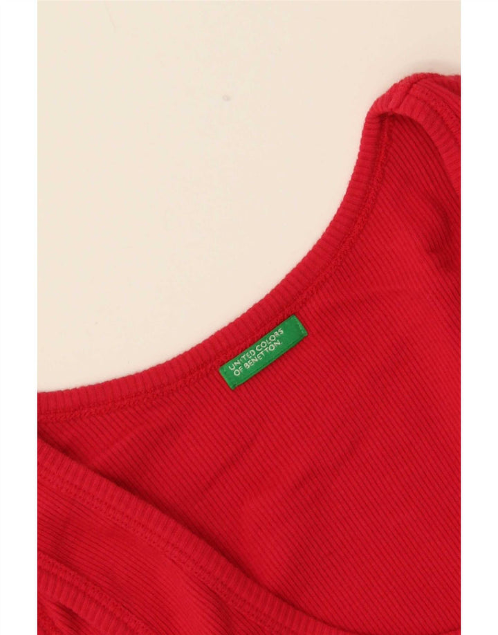 Benetton Damevest Top UK 8 Lille Rød
