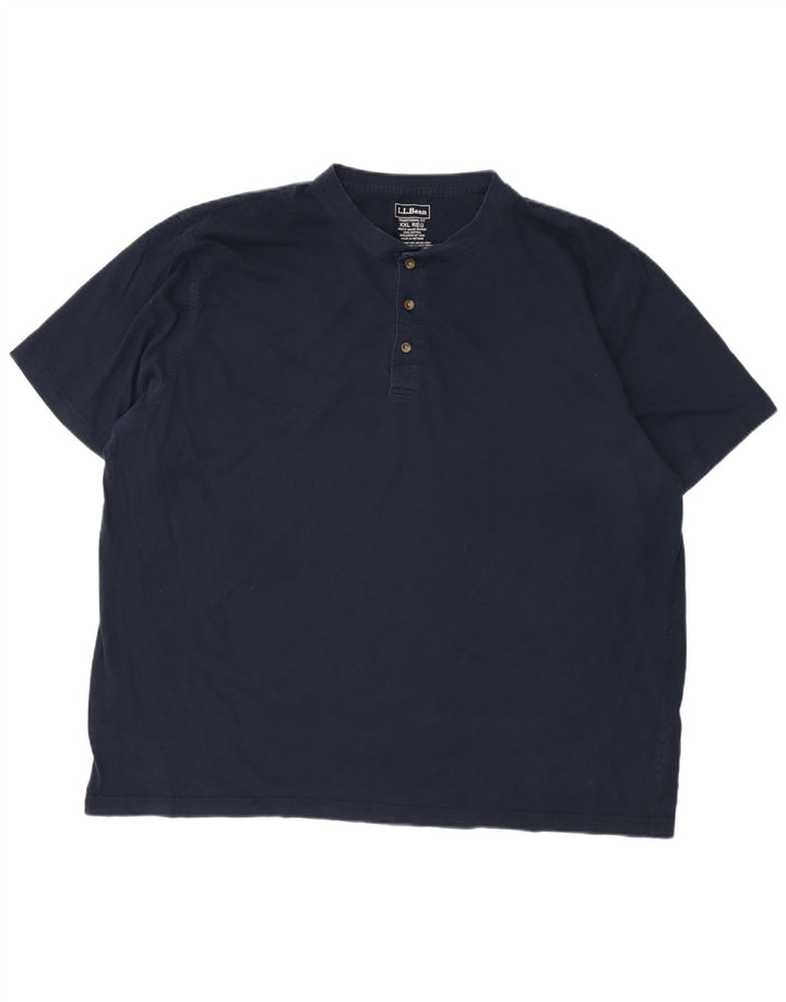 L.L.BEAN T-shirt top til mænd 2XL marineblå bomuld