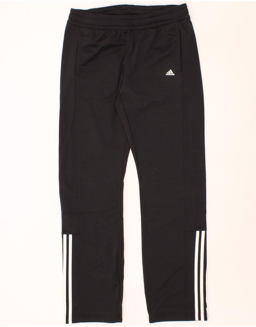 ADIDAS Womens Tracksuit Trousers UK 8/10 Small Black Polyester Vintage Adidas and Second-Hand Adidas from Messina Hembry 