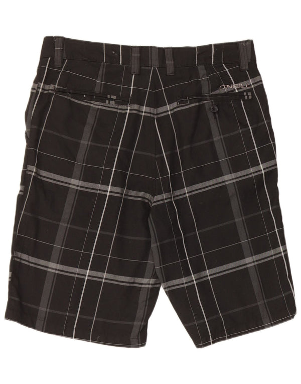 O'Neill chinoshorts til kvinder W32 Medium sort ternet polyester