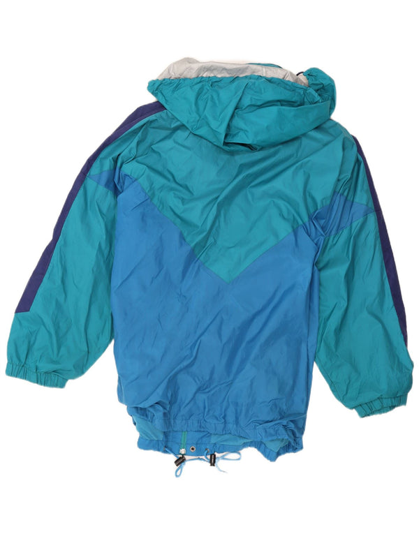 Campagnolo Regnjakke med hætte til mænd UK 42 XL Blå Colourblock Polyester