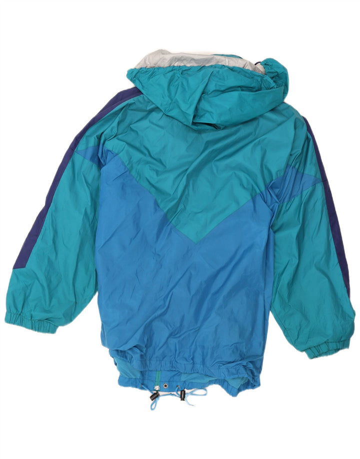 Campagnolo Regnjakke med hætte til mænd UK 42 XL Blå Colourblock Polyester