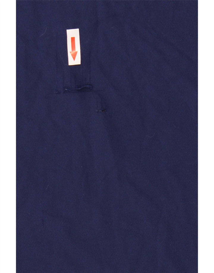 Adidas Herre Climalite T-Shirt Top XL Marineblå Colourblock Polyester