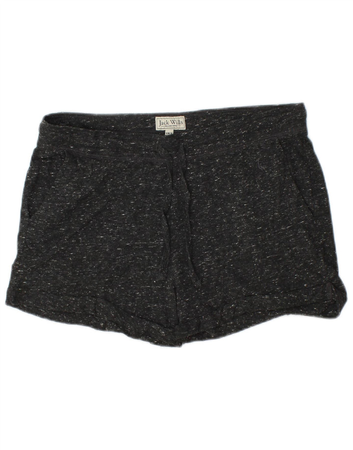 Jack Wills Sportsshorts til kvinder UK 8 Small Black Flecked Polyester