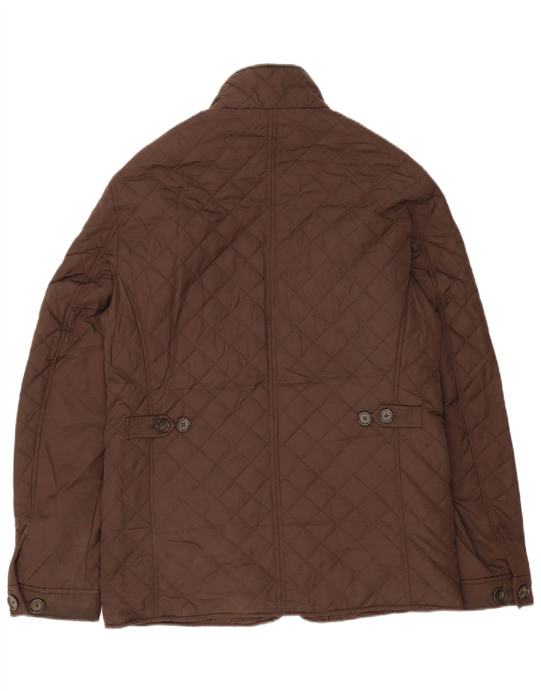 Marks & Spencer Herre quiltet jakke UK 36 Lille brun polyester