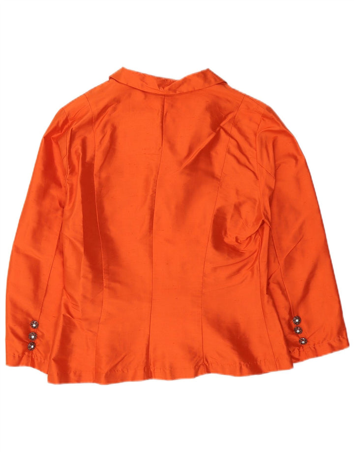 Marella skjortebluse med 3/4 ærmer til kvinder IT 46 Large Orange