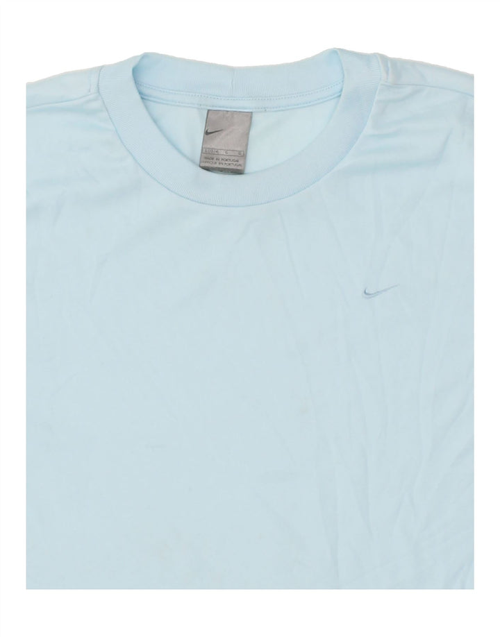 NIKE Womens T-Shirt Top US 12/14 Large Blue Polyester Vintage Nike and Second-Hand Nike from Messina Hembry 