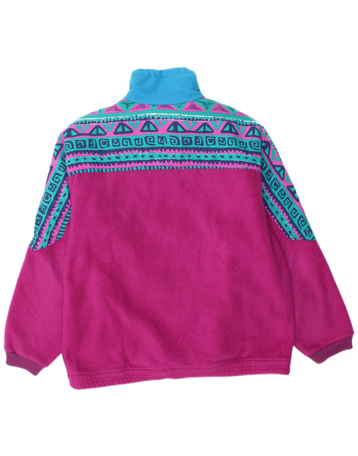 Great Escapes Herre Zip Fleece Jumper Stor Lilla Geometrisk Polyester