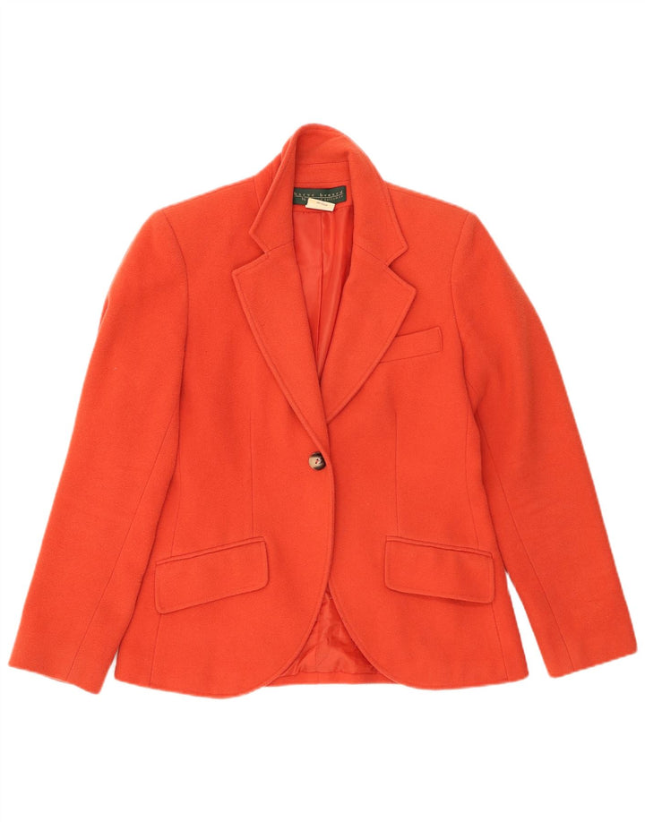 HARVE BENARD Dame 1-knaps blazerjakke US 6 Medium Orange Uld