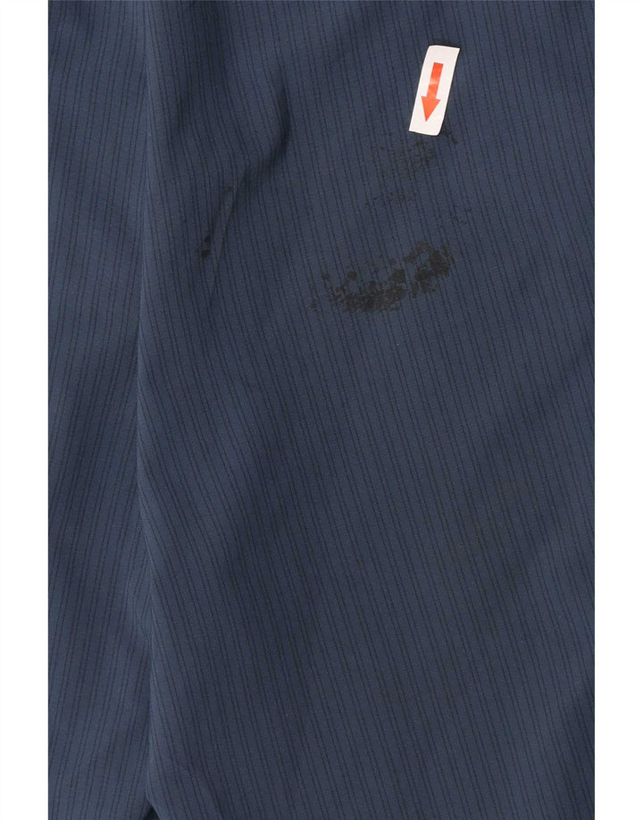 Hurley Herre Chino Shorts Medium W31 Marineblå stribet polyester