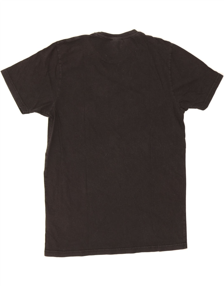 ELLESSE Mens Graphic T-Shirt Top Medium Black Cotton Vintage Ellesse and Second-Hand Ellesse from Messina Hembry 
