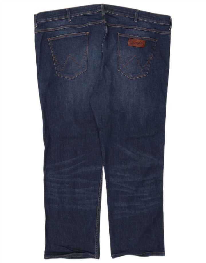 Wrangler Straight Jeans til mænd W47 L28 Marineblå