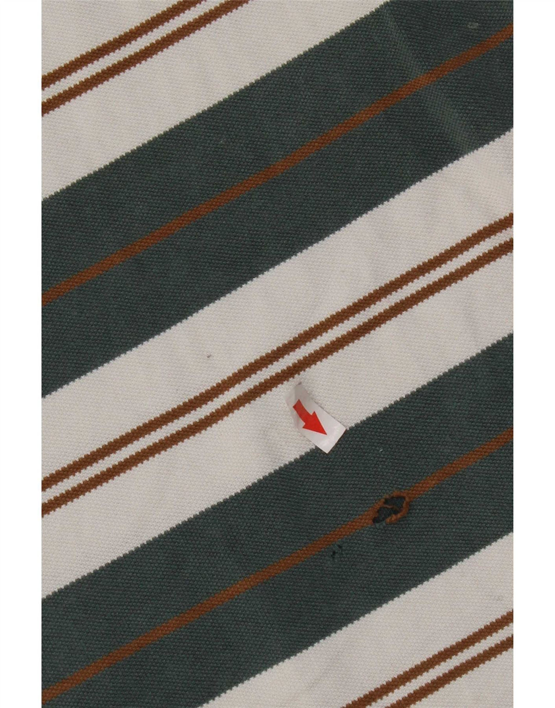 Fat Face Herre Polo Shirt XL Grøn Stribet Bomuld