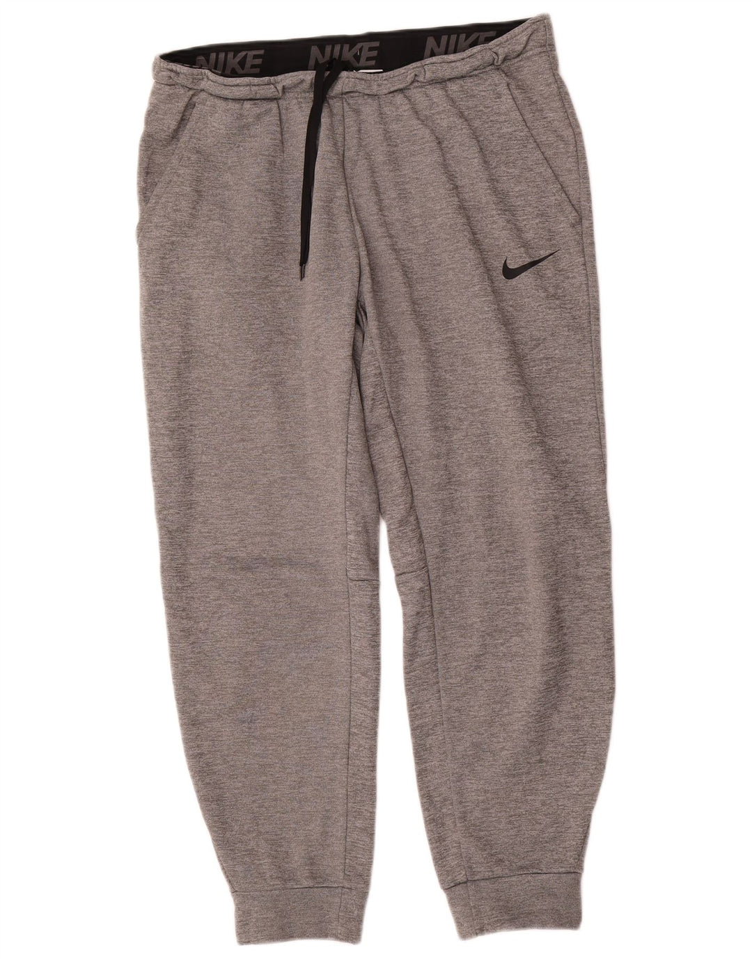 Nike Herre Therma-Fit træningsdragt Bukser Joggers Large Grå Polyester
