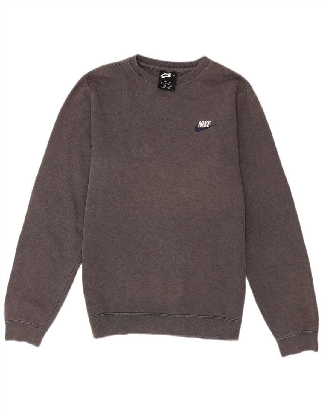 Nike Sweatshirt til mænd XS Grå bomuld